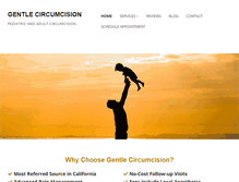 Tablet Screenshot of gentlecircumcision.com